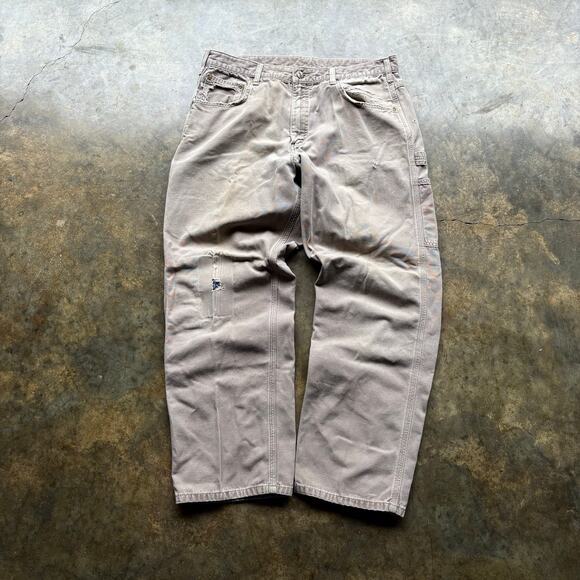 Vintage Baggy Faded Distressed Carhartt Work Pants - Picture 2 of 9